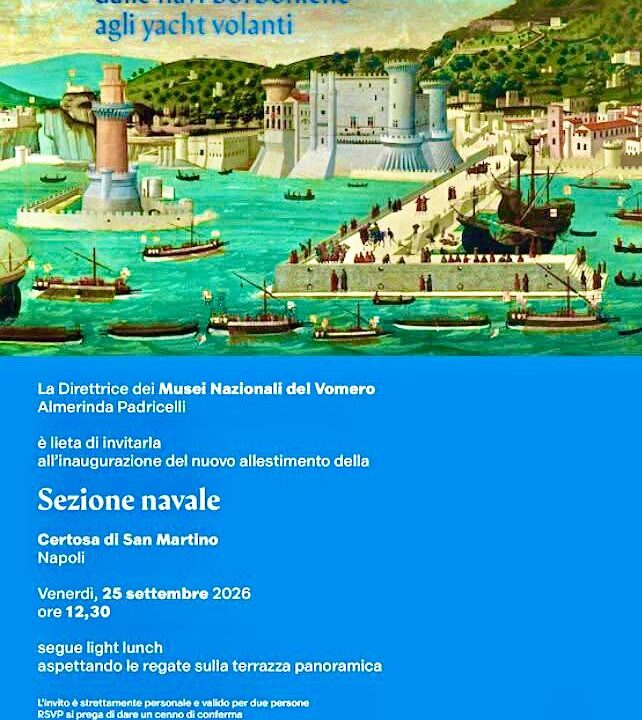 Certosa di San Martino, riapre la Sezione Navale